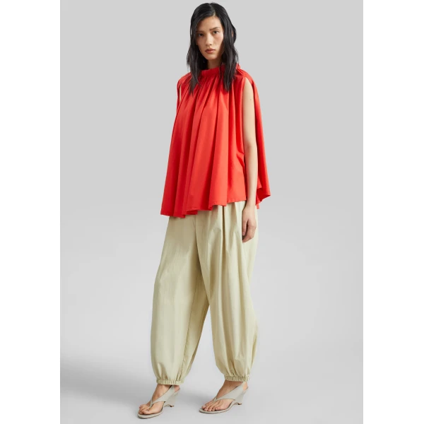 The Frankie Shop Vannes Balloon Pants – Beige, view 5