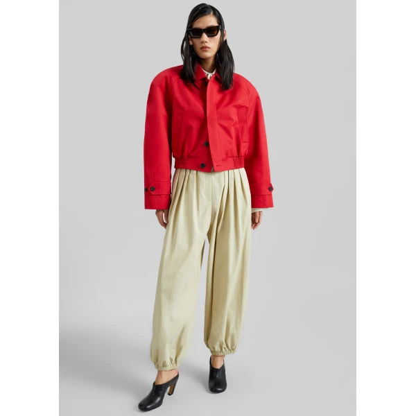 The Frankie Shop Vannes Balloon Pants – Beige, view 6