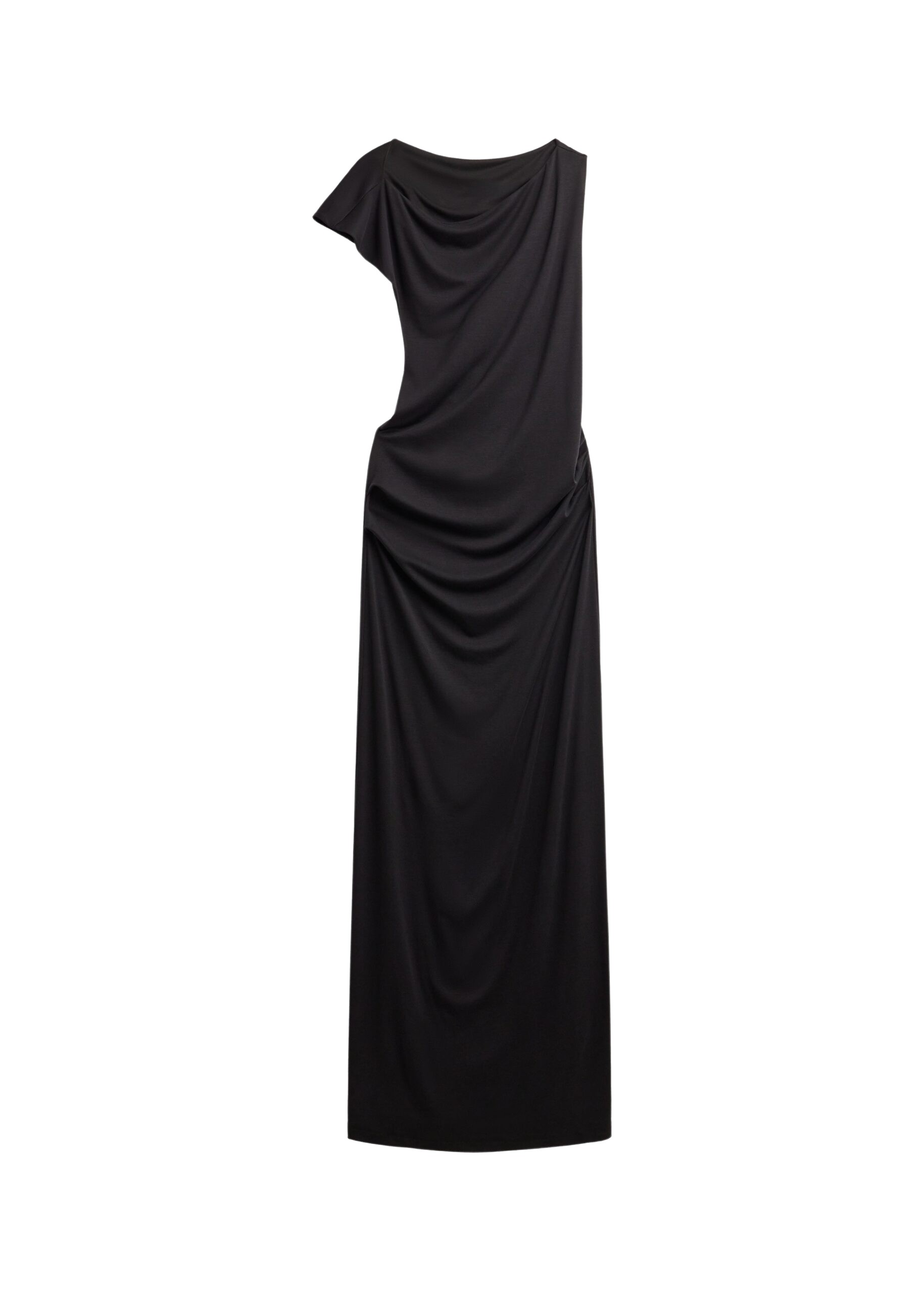 The Frankie Shop Varena Twisted Cut-Out Maxi Dress – Black