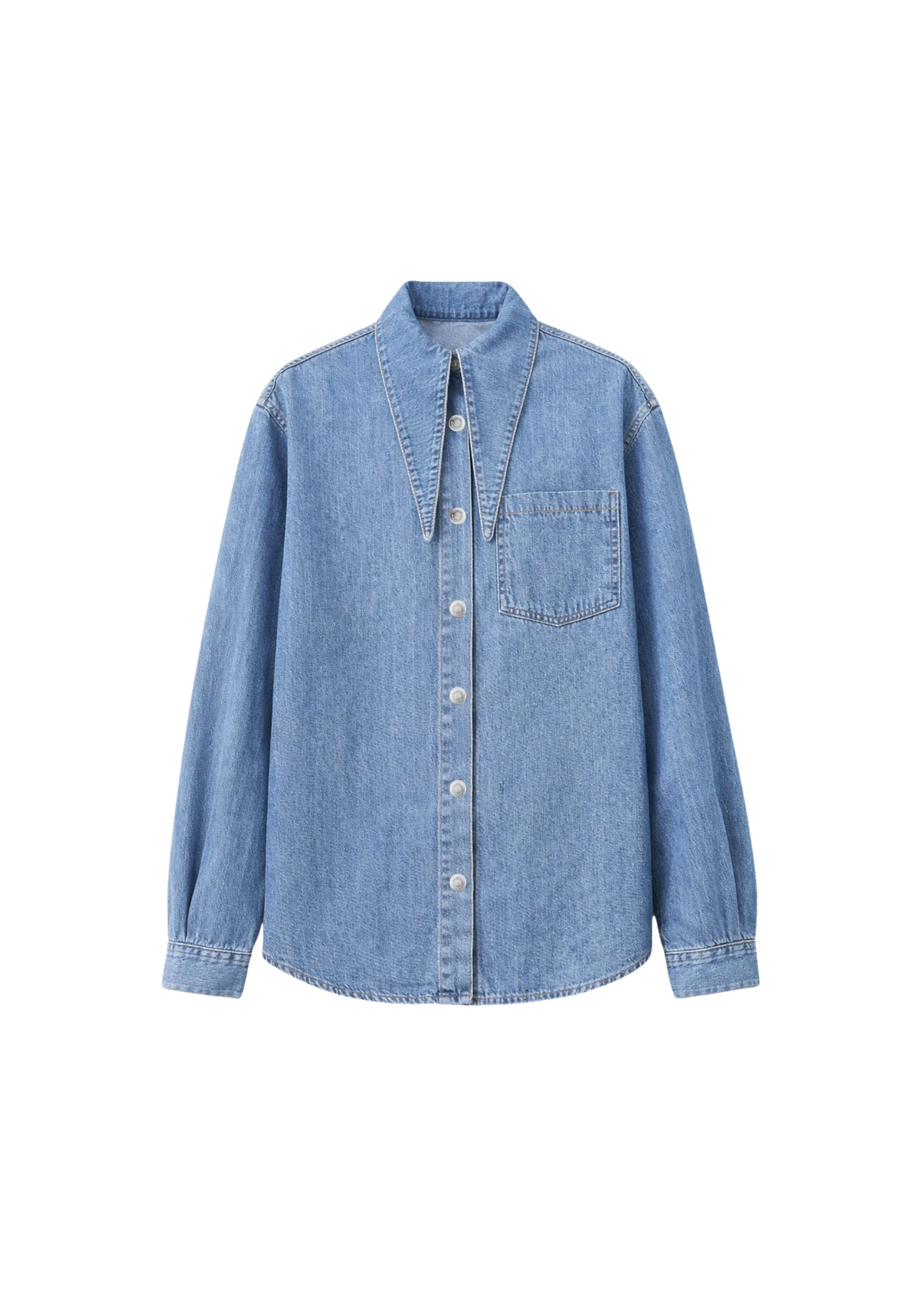 The-Frankie-Shop-Varzy-Denim-Shirt-Medium-Wash-coveti-scaled93986_nobg The Frankie Shop Varzy Denim Shirt - Medium Wash - Oversized Minimalist Tops in Grey - Shop at Coveti