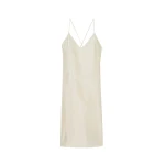 The Frankie Shop Vence Slip Dress - Pale Yellow - Oversized Minimalist Dresses in Yellow - Shop at Coveti