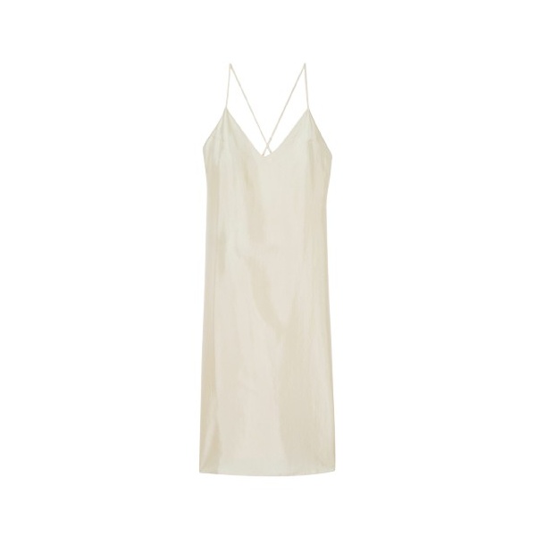 The Frankie Shop Vence Slip Dress – Pale Yellow