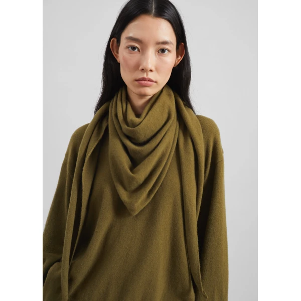 The Frankie Shop Vermont Scarf Sweater – Olive, view 5