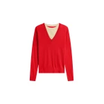 The-Frankie-Shop-Vernon-Layered-Knit-Pullover-Red-coveti-scaled78914_nobg The Frankie Shop Vernon Layered Knit Pullover - Red - Oversized Minimalist Knitwear in Red - Shop at Coveti