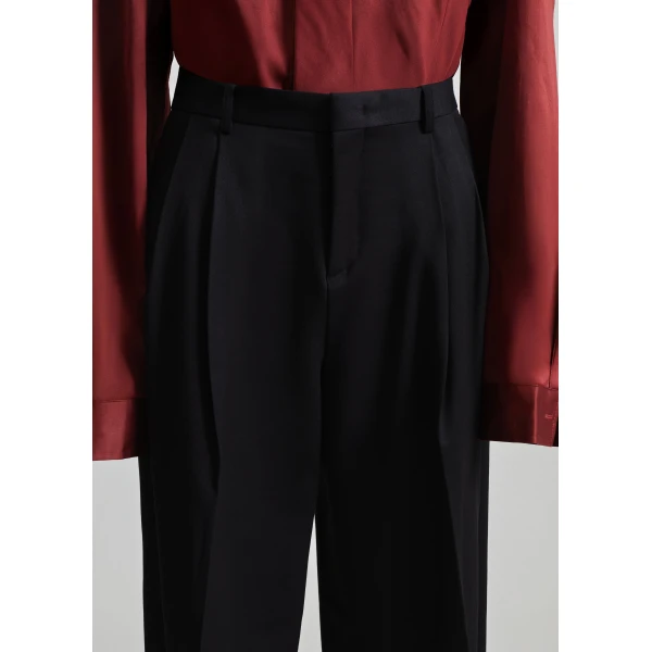 The Frankie Shop Vester Pleated Trousers – Black, view 5