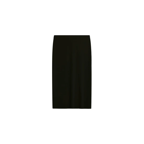 The Frankie Shop Viera Midi Skirt - Black - Oversized Minimalist Skirts in Black - Shop at Coveti