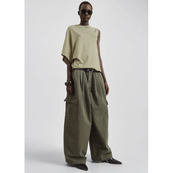 The Frankie Shop Wandle Cargo Pants – Khaki, view 2