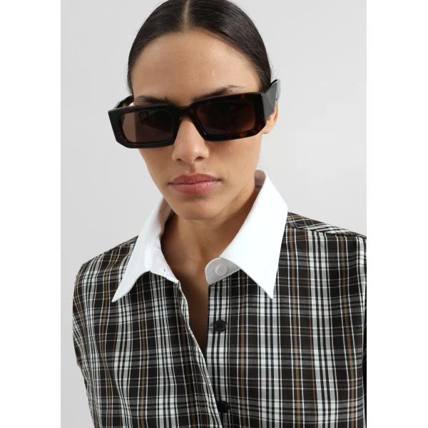 The Frankie Shop Weska Plaid Shirt – Multicolor, view 6