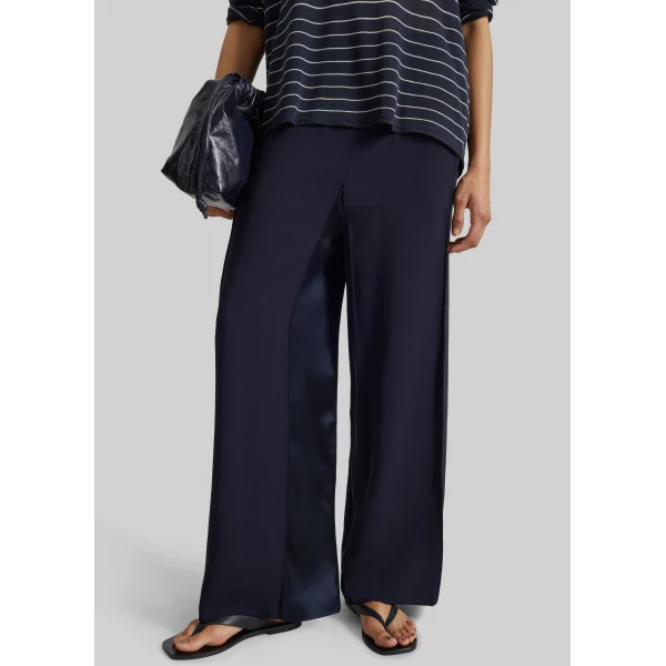 The Frankie Shop Wide Leg Culottes – Dark Ink Navy, view 5