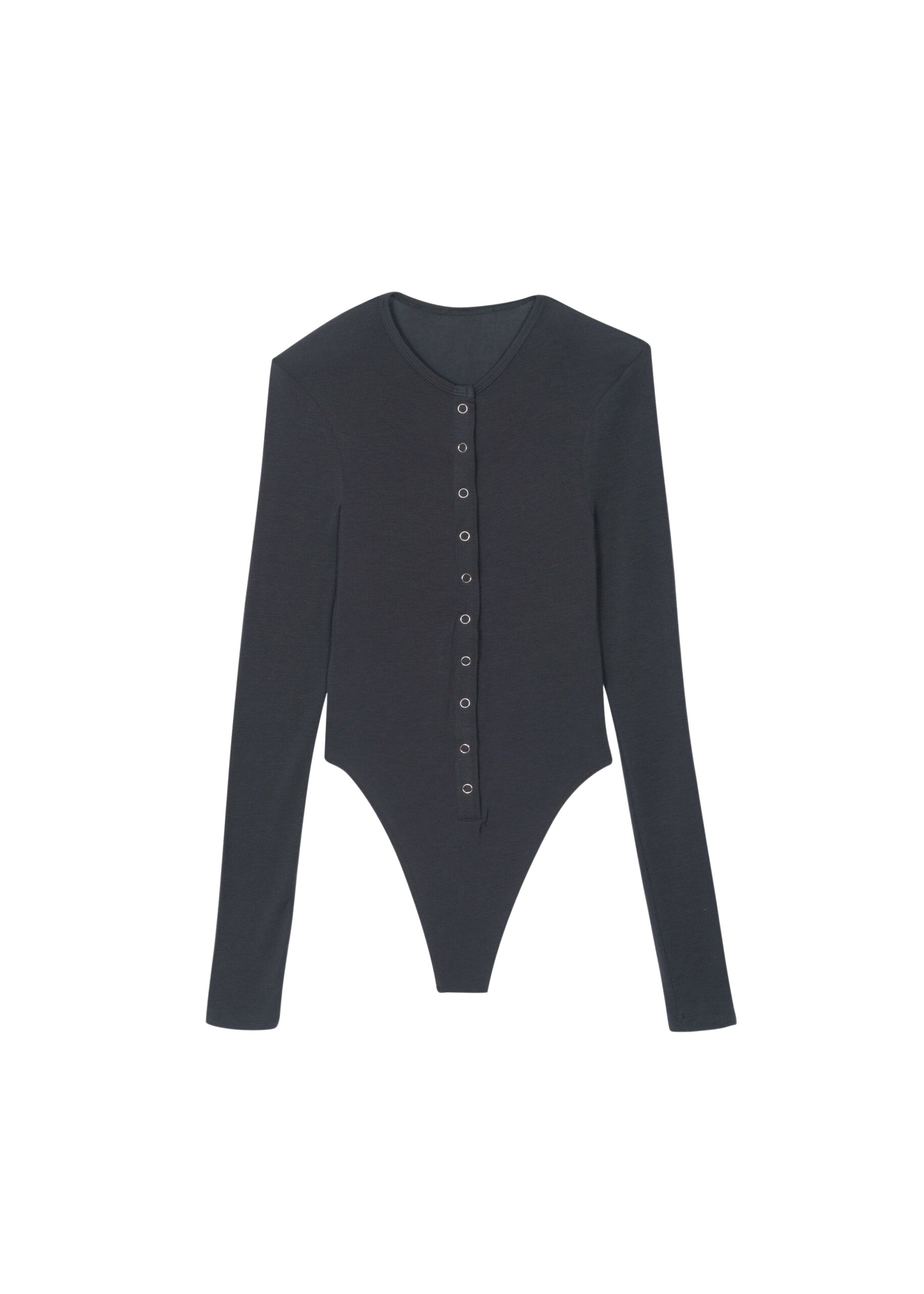 The Frankie Shop Zadie Bodysuit – Charcoal