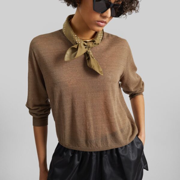 The Frankie Shop Zafra Satin Mini Shorts - Black - Oversized Minimalist Shorts in Black - Shop at Coveti