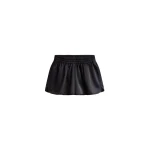 The Frankie Shop Zafra Satin Mini Shorts - Black - Oversized Minimalist Shorts in Black - Shop at Coveti