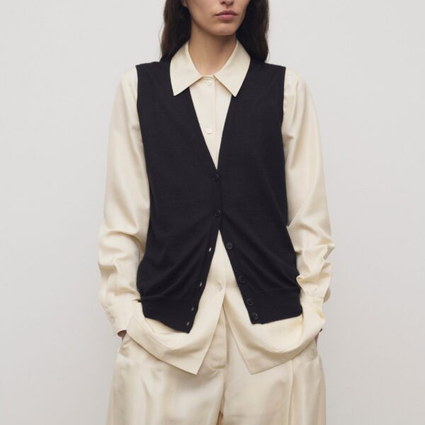 The Row Neel Vest - Knitwear - Luxury Ready-to-Wear at Coveti