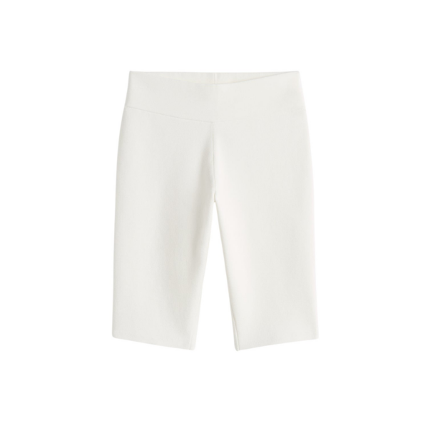 Totême Capri Knit Shorts Off-White - Shorts - Scandinavian Minimalist Luxury at Coveti