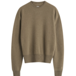Totême Classic Cashmere Crew Knit Hazel - Knitwear - Scandinavian Minimalist Luxury at Coveti