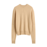 Totême Classic Cashmere Crew Knit Pale Apricot - Knitwear - Scandinavian Minimalist Luxury at Coveti