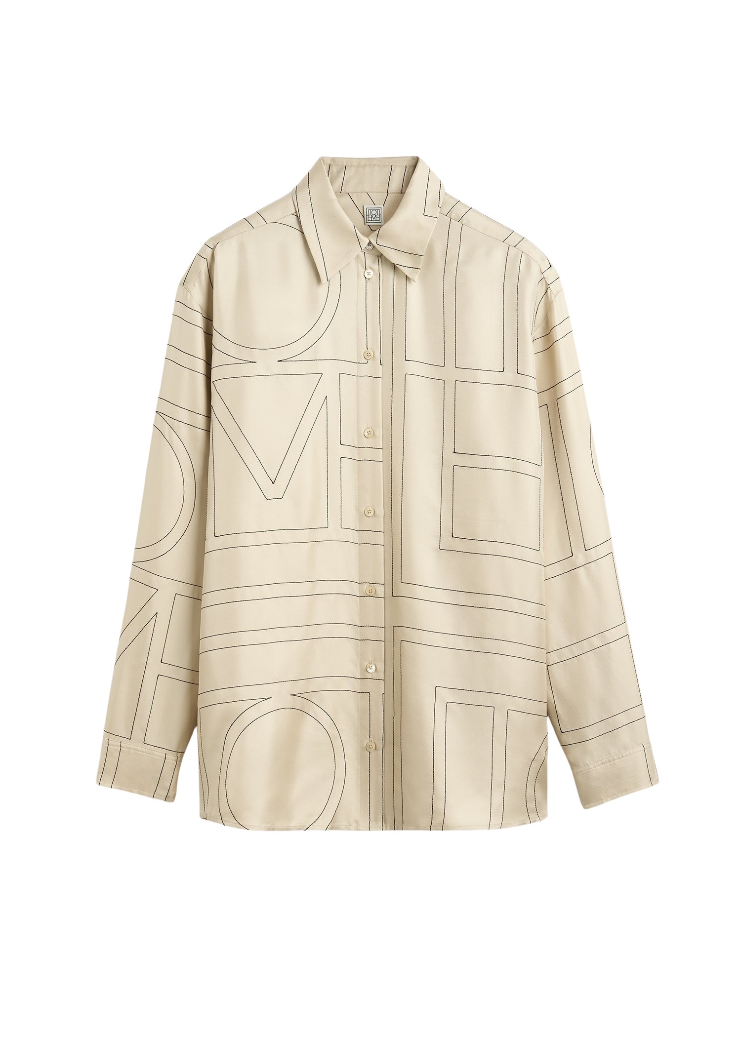 Toteme-Classic-Embroidered-Shirt-Ivory79078_nobg Totême Classic Embroidered Shirt Ivory - Tops - Scandinavian Minimalist Luxury at Coveti
