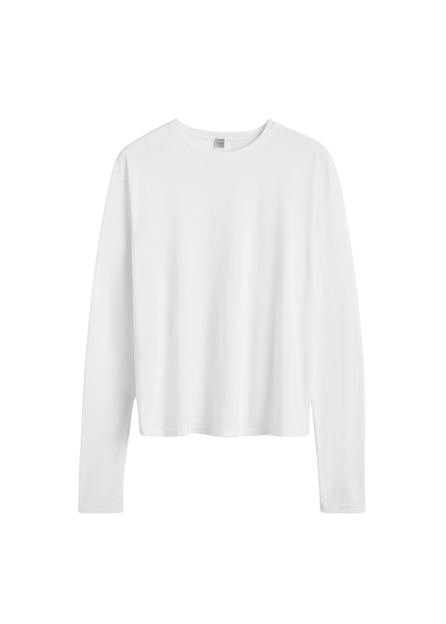 Toteme-Classic-Long-Sleeve-Tee-White96319_nobg Totême Classic Long-Sleeve Tee White - Tops - Scandinavian Minimalist Luxury at Coveti