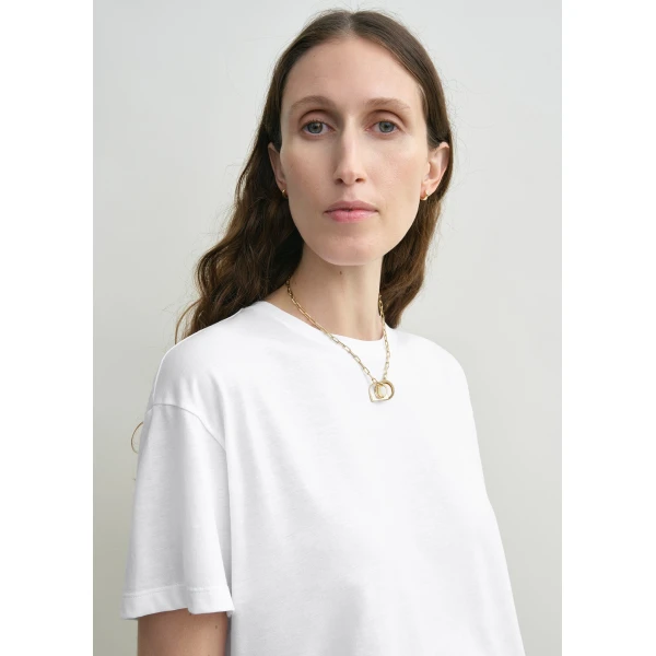 Totême Classic Tee White - Tops - Scandinavian Minimalist Luxury at Coveti