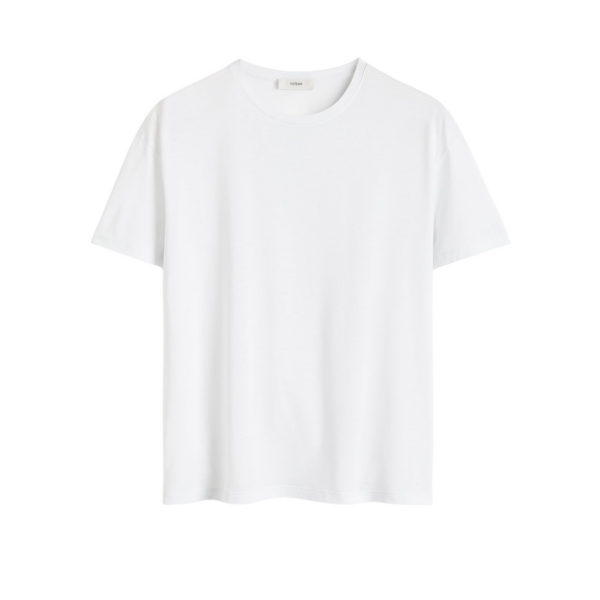 Totême Classic Tee White - Tops - Scandinavian Minimalist Luxury at Coveti
