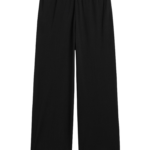 Totême Cotton Silk PJ Bottoms Black - Loungewear - Scandinavian Minimalist Luxury at Coveti