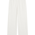 Totême Cotton Silk PJ Bottoms Off-White - Loungewear - Scandinavian Minimalist Luxury at Coveti