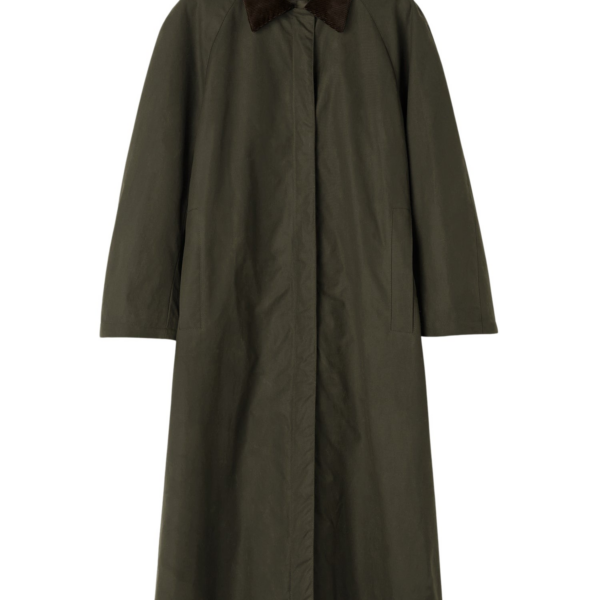 Totême Country Coat Forest - Coats - Scandinavian Minimalist Luxury at Coveti