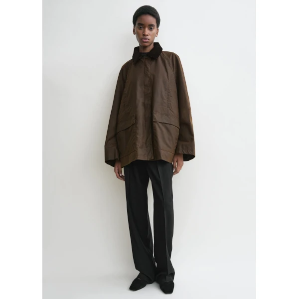 Totême Country Jacket Bark - Jackets - Scandinavian Minimalist Luxury at Coveti