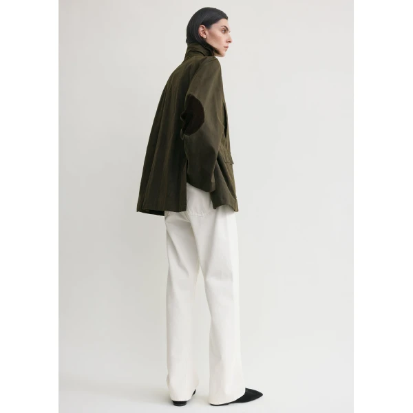 Totême Country Jacket Forest - Jackets - Scandinavian Minimalist Luxury at Coveti