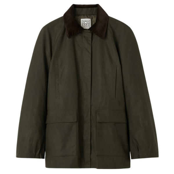 Totême Country Jacket Forest - Jackets - Scandinavian Minimalist Luxury at Coveti