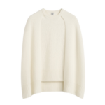 Totême Crew Cape Knit Ecru - Knitwear - Scandinavian Minimalist Luxury at Coveti