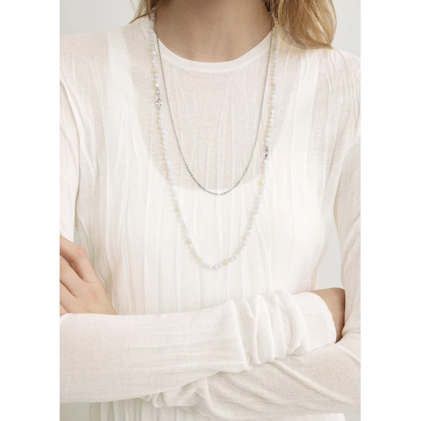 Totême Crinkled Knit Long-Sleeve Dress White - Dresses - Scandinavian Minimalist Luxury at Coveti