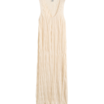 Totême Crinkled Knit Tank Dress Pale Apricot - Dresses - Scandinavian Minimalist Luxury at Coveti