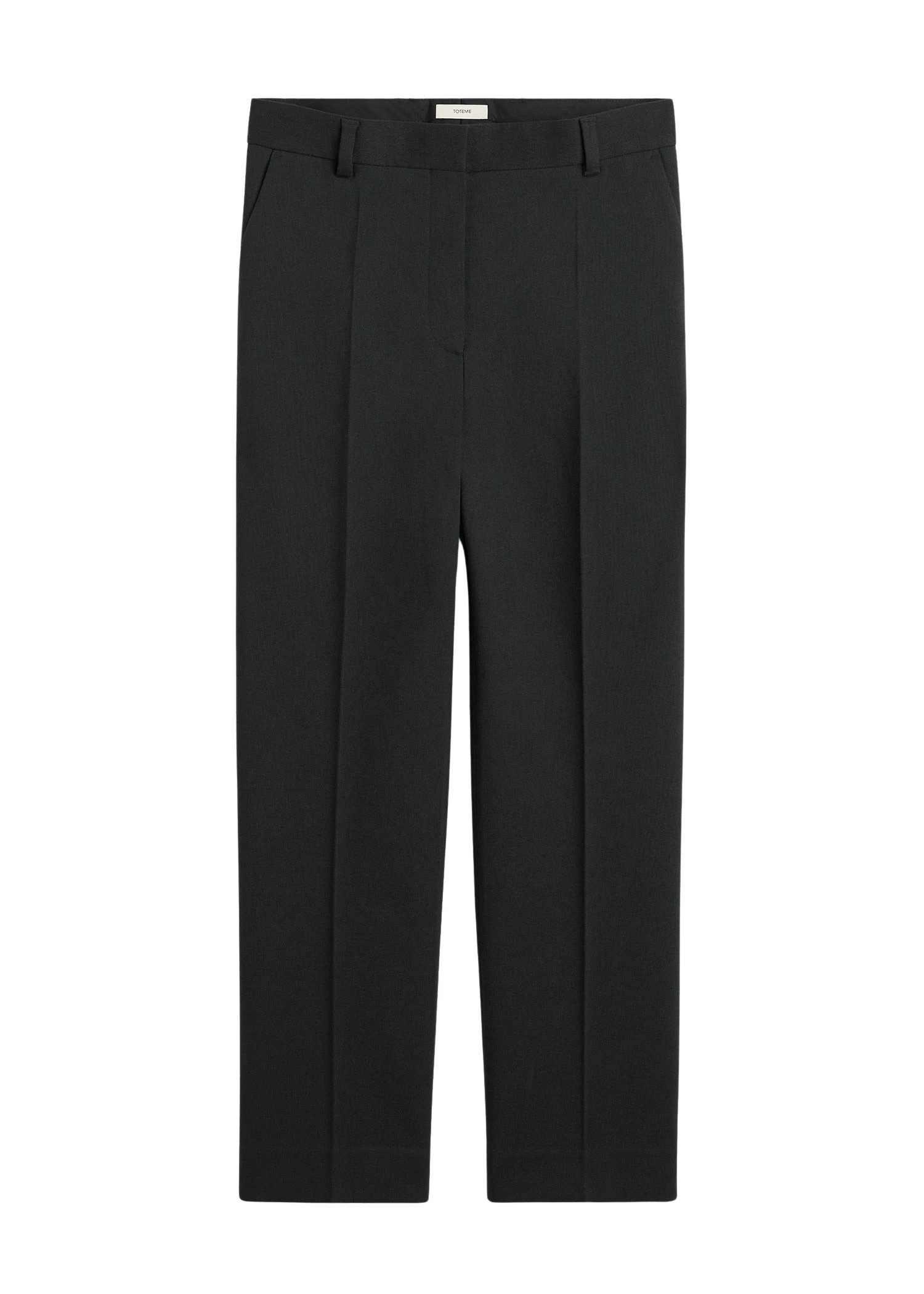 Toteme-Cropped-Suit-Trousers-Washed-Black74692_nobg Totême Cropped Suit Trousers Washed Black - Pants - Scandinavian Minimalist Luxury at Coveti