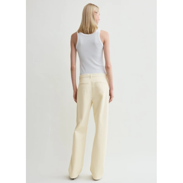 Totême Curved Rib Tank White - Tops - Scandinavian Minimalist Luxury at Coveti