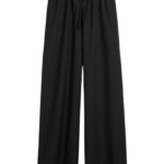 Totême Drawstring Dinner Trousers Charcoal Melange - Pants - Scandinavian Minimalist Luxury at Coveti