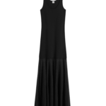 Totême Evening Tank Dress Black - Dresses - Scandinavian Minimalist Luxury at Coveti