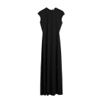 Totême Everyday Dress Black - Dresses - Scandinavian Minimalist Luxury at Coveti