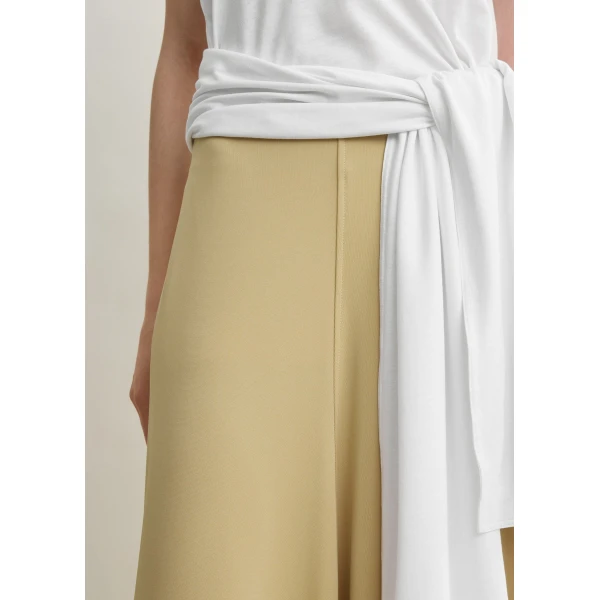 Totême Flared Jersey Skirt Chai - Skirts - Scandinavian Minimalist Luxury at Coveti