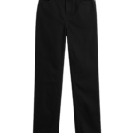 Totême High Slim Denim Black - Pants - Scandinavian Minimalist Luxury at Coveti
