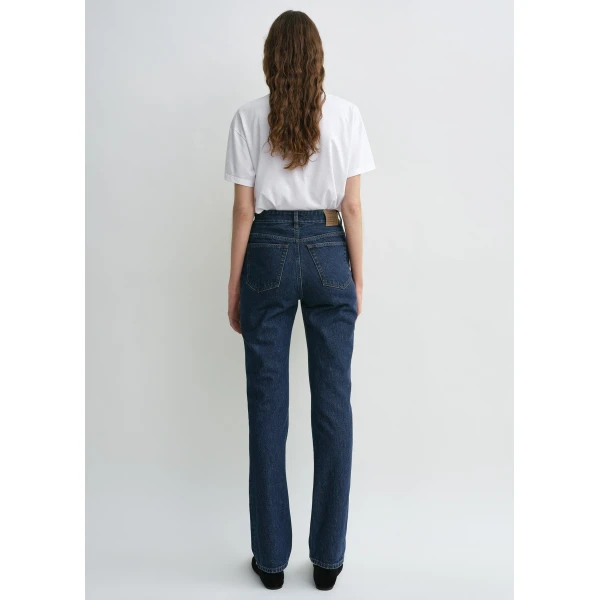 Totême High Slim Denim Indigo - Pants - Scandinavian Minimalist Luxury at Coveti