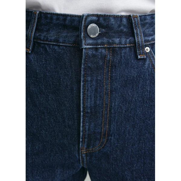 Totême High Slim Denim Indigo - Pants - Scandinavian Minimalist Luxury at Coveti