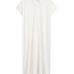 Totême Jersey Shirtdress Off-White - Dresses - Scandinavian Minimalist Luxury at Coveti