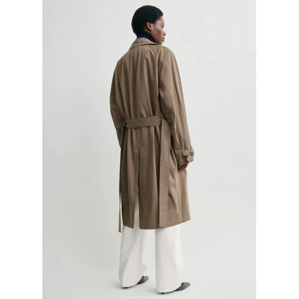 Totême Light Spring Trench Hazel - Coats - Scandinavian Minimalist Luxury at Coveti