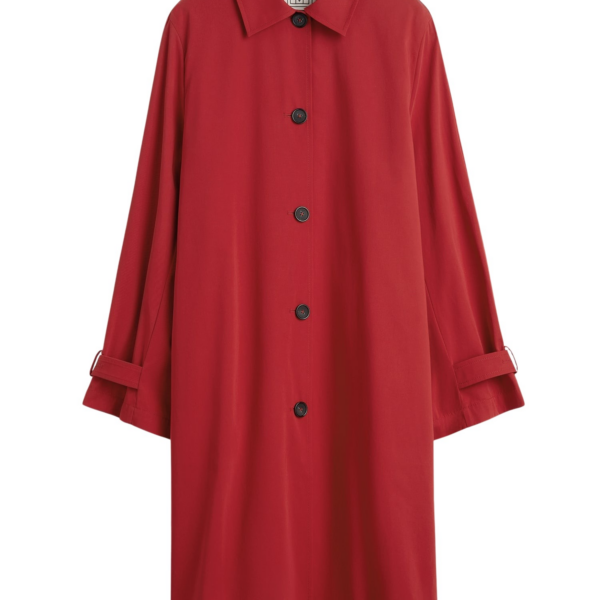 Totême Light Spring Trench Poppy - Coats - Scandinavian Minimalist Luxury at Coveti