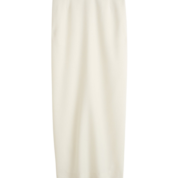 Totême Light Wool Skirt Ecru - Skirts - Scandinavian Minimalist Luxury at Coveti