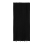 Totême Long Fringed Jersey Skirt Black - Skirts - Scandinavian Minimalist Luxury at Coveti