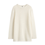 Totême Long Open Weave Knit Off-White - Knitwear - Scandinavian Minimalist Luxury at Coveti