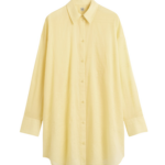 Totême Long Summer Shirt Buttercup - Tops - Scandinavian Minimalist Luxury at Coveti