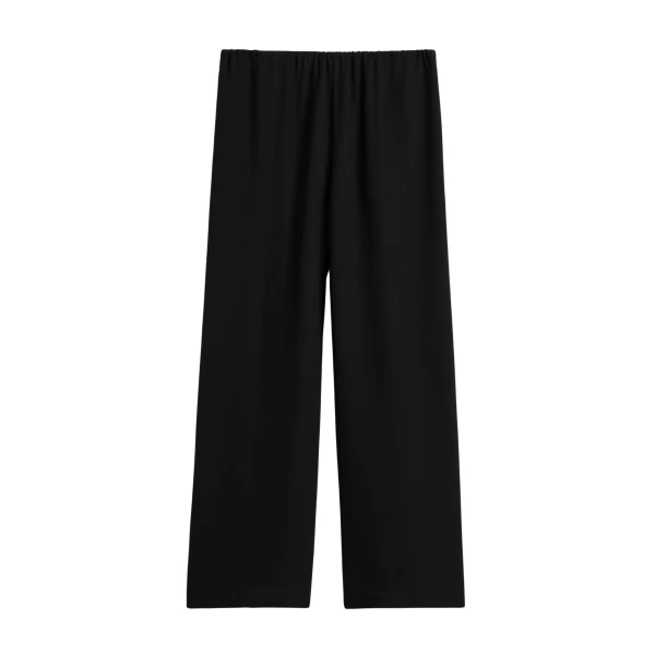 Totême Lounge Trousers Black - Pants - Scandinavian Minimalist Luxury at Coveti
